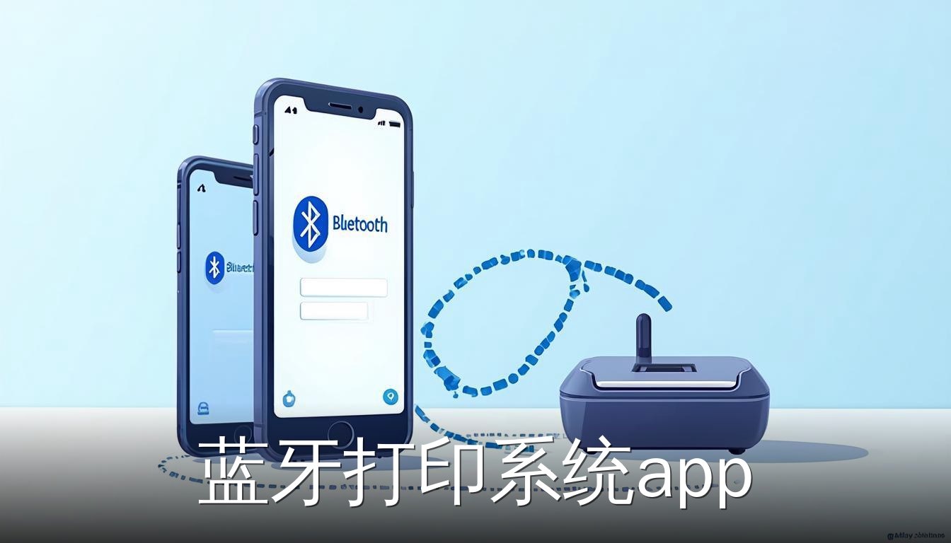 蓝牙打印系统app 配对手机与蓝牙打印机示意图